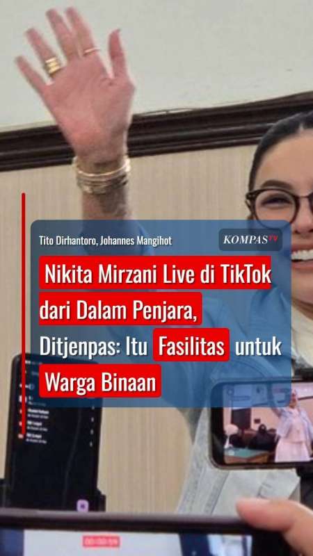 Nikita Mirzani Live di TikTok dari Dalam Penjara, Ditjenpas: Itu Fasilitas Warga Binaan