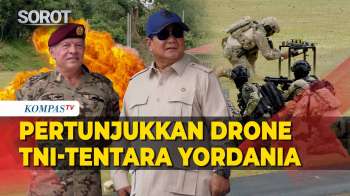 Momen Raja Yordania Diajak Prabowo Saksikan Demonstrasi Drone Di Lapangan Tembak Djamsuri AU