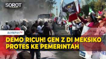 Demo Ricuh! Gen Z Di Meksiko Terobos Halaman Istana Kepresidenan