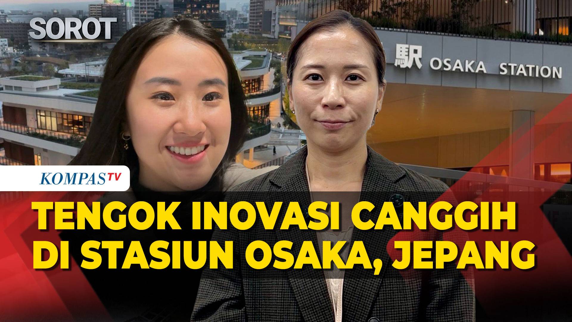 Melihat Lebih Dekat Inovasi Teknologi Canggih di Stasiun Osaka, Jepang