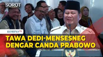 ‘Joke’ Prabowo Buat Dedi Mulyadi-Mensesneg Tertawa Saat Peluncuran Digitalisasi Pembelajaran