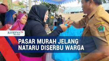 Kala Ibu-Ibu Di Malang Serbu Pasar Murah