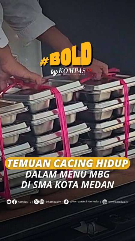 TEMUAN CACING HIDUP DALAM MENU MBG DI KOTA MEDAN