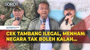 [FULL] Menhan Sjafrie, Menteri ESDM Bahlil, Hingga Jaksa Agung Cek Penindakan Tambang Ilegal Babel