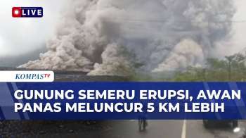 BREAKING NEWS! Gunung Semeru Erupsi, Awan Panas Meluncur Sejauh Lebih Dari 5 Km