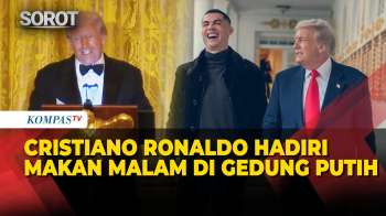 Momen Cristiano Ronaldo Hadiri Makan Malam Di Gedung Putih, Dipuji Trump