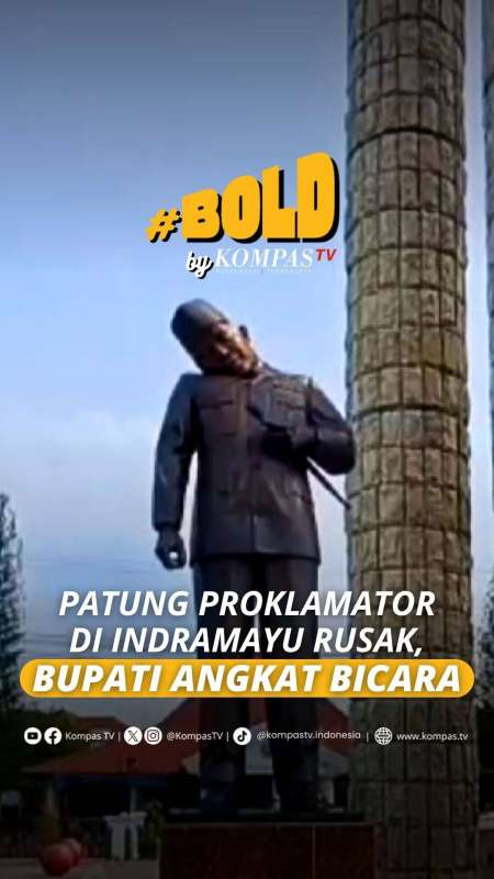 PATUNG PROKLAMATOR DI INDRAMAYU RUSAK, BUPATI ANGKAT BICARA
