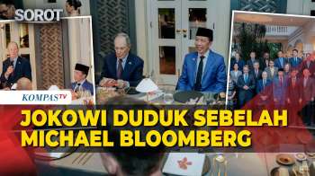 Jokowi Hadiri Gala Dinner Forum Blommberg, Duduk Sebelahan Dengan Michael Bloomberg
