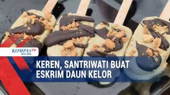 Inovasi Dan Kreasi Santriwati Buat Eskrim Daun Kelor