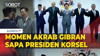 Momen Akrab Gibran Sapa Presiden Korsel Lee Jae Myung, Hingga Dipuji Netizen