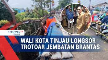 Wali Kota Malang Tinjau Longsor, Percepat Penanganan