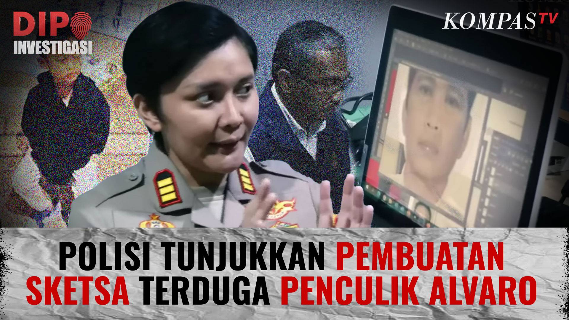Proses Sketsa Wajah Terduga Pelaku Penculik Alvaro Oleh Polisi, Sebelum Ditemukan Meninggal | DIPO