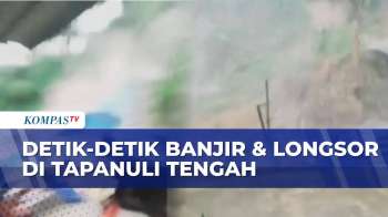 Detik-Detik Banjir Bandang Di Mardame Tapanuli Tengah, Satu Keluarga Tewas Tertimbun