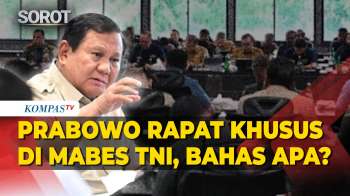 Potret Presiden Prabowo Pimpin Rapat Evaluasi Di Mabes TNI, Bahas Apa?
