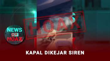 Hoax Kapal Dikejar Siren