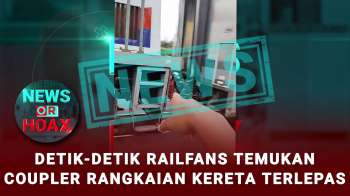 Detik-Detik Railfans Menemukan Sambungan Rangkaian Kereta Terlepas