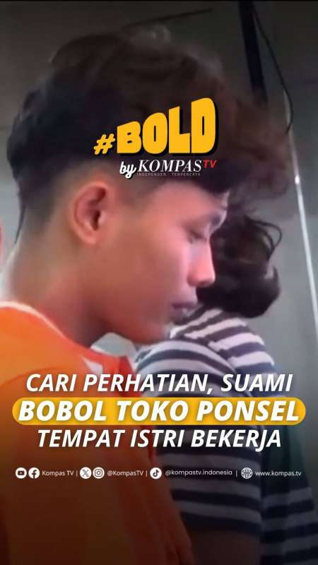 CARI PERHATIAN, SUAMI BOBOL TOKO PONSEL TEMPAT ISTRI BEKERJA