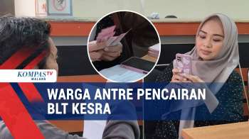 Penampakan Antrean Warga Malang Cairkan BLT Kesra