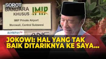 Jokowi Buka Suara Soal Tudingan Dirinya Resmikan Bandara IMIP Di Morowali