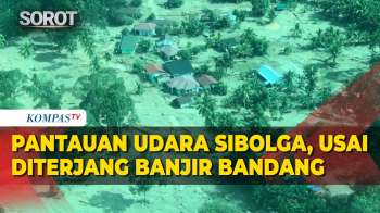 Sibolga Dilanda Banjir Bandang, Ini Pantauan Udara Dari Helikopter Milik TNI AU