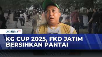 KG Cup 2025, Kompas Gramedia Gelar Aksi Peduli Lingkungan Di Pantai Kenjeran Surabaya