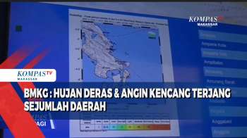 BMKG : Hujan Deras & Angin Kencang Terjang Sejumlah Daerah