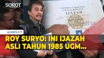 Roy Suryo Tunjukkan Scan Ijazah Jokowi Yang Diklaim Andi Azwan Dengan Mahasiswa UGM Terbitan 1985