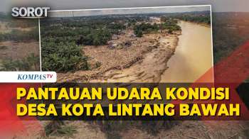 Pantauan Udara Kondisi Desa Kota Lintang Bawah Di Aceh Tamiang Pasca Banjir