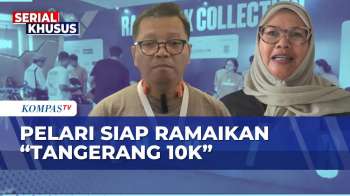Momen Pelari Siapkan Diri Ikuti “Tangerang 10K” | KOMPAS PAGI
