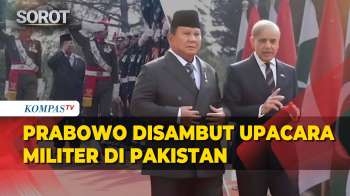 Presiden Prabowo Disambut Upacara Militer Di Rumah PM Pakistan