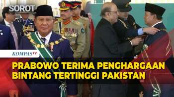 Momen Presiden Prabowo Terima Anugerah Bintang Tertinggi Pakistan Dari Presiden Pakistan