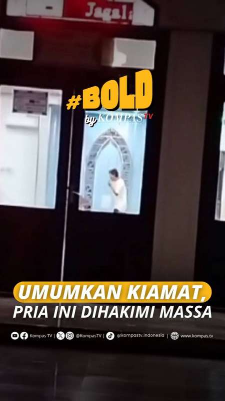 UMUMKAN KIAMAT, PRIA INI DIHAKIMI MASSA
