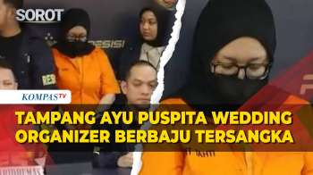 Tampang Ayu Puspita Wedding Organizer Berbaju Tersangka, Polisi Dalami Aset