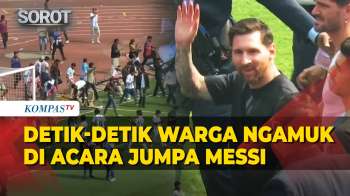 Detik-Detik Kericuhan Saat Acara Lionel Messi Jumpa Penggemar Di Kolkata India