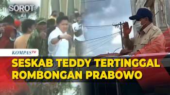 Saat Seskab Teddy Tertinggal Rombongan Presiden Prabowo