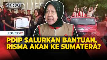 Risma Sebut PDIP Kirim Bantuan Tenaga Kesehatan-Panel Surya Untuk Bencana, Akan Kunjungi Sumatera?