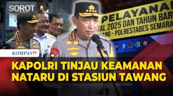 Kapolri Tinjau Langsung Pengamanan Libur Nataru Di Stasiun Tawang Semarang