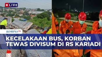 Korban Kecelakaan Bus Di Tol Krapyak Diidentifikasi Di RS Kariadi | KOMPAS SIANG