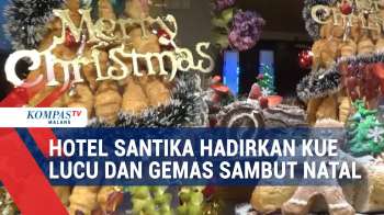 Lucu Dan Gemas! Melihat Aneka Kue Natal Di Hotel Santika Premiere Malang