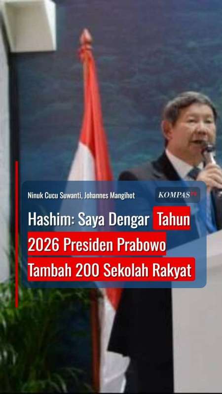 Hashim: Saya Dengar Tahun 2026 Presiden Prabowo Tambah 200 Sekolah Rakyat