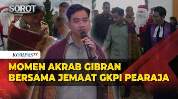 Momen Akrab Wapres Gibran Bersama Jemaat GKPI Pearaja Tarutung, Sumatera Utara