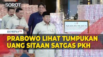 Presiden Prabowo–Menkeu Purbaya Lihat Tumpukan Uang Rp6,6 T Hasil Sitaan Satgas PKH Di Kejagung