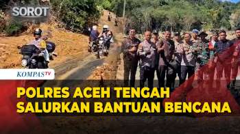 Polres Aceh Tengah Salurkan Bantuan Logistik Ke Warga Terdampak Bencana