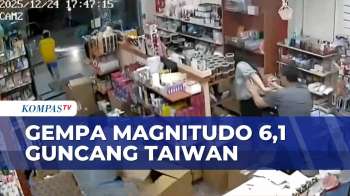 Warga Panik! Gempa Magnitudo 6,1 Guncang Taiwan | BERITA UTAMA
