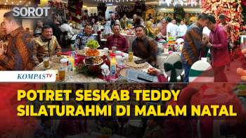Potret Seskab Teddy Indrawijaya Silaturahmi Natal 2025, Bertemu Kapolri Hingga KSAD Maruli