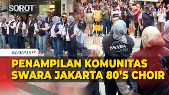 Penampilan Komunitas Swara Jakarta 80’s, Bius Muda-Mudi Di Blok M