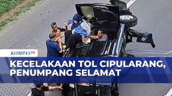 Mobil Minibus Kecelakaan Di Tol Cipularang, Penumpang Selamat | KOMPAS PETANG