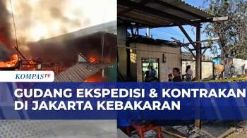 Gudang Ekspedisi Cengkareng Dan 8 Kontrakan Di Kawasan Ancol Terbakar | KOMPAS PETANG