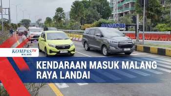 Pantauan Exit Tol SIngosari, Arus Lalu Lintas Masuk Malang Cenderung Landai
