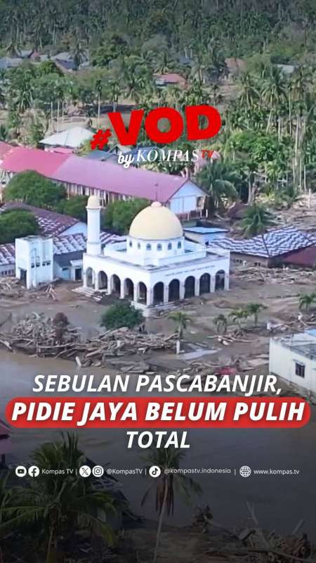 SEBULAN PASCABANJIR, PIDIE JAYA BELUM PULIH TOTAL